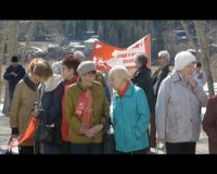 В Усть-Куте прошел первомайский митинг. 